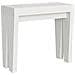 Consolle Allungabile 90x40/196 Cm Spimbo Small - Bianco Frassino - Foto miniatura 5