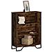 Libreria Rovere Fumo 80x31x106 Cm In Legno Multistrato - Foto miniatura 1