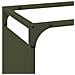 Rastrelliera per Legna da Ardere Verde Oliva 44x28x65 cm - Foto miniatura 5