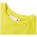 Maglietta Bambina Maniche Giallo Acceso 104 - Foto miniatura 3