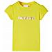Maglietta Bambina Maniche Giallo Acceso 104 - Foto miniatura 1