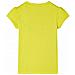 Maglietta Bambina Maniche Giallo Acceso 104 - Foto miniatura 2