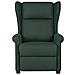Poltrona Reclinabile in Tessuto Verde Scuro - Foto miniatura 2