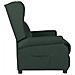 Poltrona Reclinabile in Tessuto Verde Scuro - Foto miniatura 3