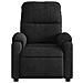 Poltrona Reclinabile Nera in Tessuto di Microfibra - Foto miniatura 6