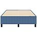 Letto Box Spring Blu 120x200 cm Tessuto in Velluto Corduroy - Foto miniatura 6
