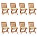 Lusso Casadino -  Sedie Da Giardino Pieghevoli Con Cuscini 8 Pz Massello Di Teak - Foto miniatura 2