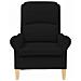 poltrona Nero 76 x 94 x 102 cm Microfibra - Foto miniatura 4