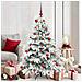 Albero di Natale artificiale con 150 LED Bianco 150 cm PE e PVC - Foto miniatura 2