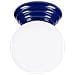 Lampada A Parete Zori Ultramarine Ip44 Sl. 1896 - Minimalist Lampada Da Parete Oltremare 12x12x16 Cm - Foto miniatura 2