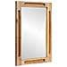 Specchio da bagno con specchio Marrone 50 x 2,5 x 70 cm - Foto miniatura 1