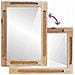 Specchio da bagno con specchio Marrone 50 x 2,5 x 70 cm - Foto miniatura 8