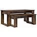 Set di Tavolini da Caffè 2 pcs Rovere fumé Legno multistrato - Foto miniatura 1