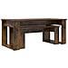 Set di Tavolini da Caffè 2 pcs Rovere fumé Legno multistrato - Foto miniatura 5