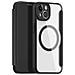 Cover con Tapa per iPhone 14 - Pelle /PU, Nero, MagSafe - Foto miniatura 1