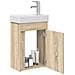Mobile bagno con rubinetto Rovere Sonoma 40,5 x 22,5 x 62 cm - Foto miniatura 3