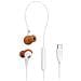 Endurance Run 3C USB C Auricolare Cablato In-ear Sport USB tipo-C Marrone, Bianco - Foto miniatura 1