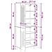 Set di armadi 2 pcs 66 x 34,5 x 90 cm Legno ingegnerizzato - Foto miniatura 8