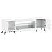 Mobile TV LED Bianco Lucido Legno ingegnerizzato - Foto miniatura 5