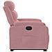 Poltrona Alzapersona Reclinabile Elettrica Rosa in Velluto - Foto miniatura 9