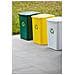 Pattumiera In Polipropilene Riciclabile Per Raccolta Differenziata, Capacità 50 Lt, 37x37xh. 56 Cm Bianco - Foto miniatura 2
