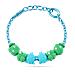 Bracciale Colours In Alluminio, Silicone, Cristalli - Sabz184 - Foto miniatura 1