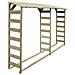 Doppio Capannone Per Legname 300x44x176cm Legno Pino Impregnato - Foto miniatura 1