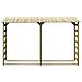 Doppio Capannone Per Legname 300x44x176cm Legno Pino Impregnato - Foto miniatura 2