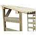 Doppio Capannone Per Legname 300x44x176cm Legno Pino Impregnato - Foto miniatura 3