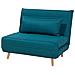 Divano Letto Singolo In Tessuto Blu Scuro Setten - Foto miniatura 22
