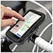 Supporto Bici Per Smartphone Rotante Con Custodia Xl Impermeabile, Nero - Foto miniatura 3