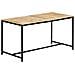 Tavolo Da Pranzo 140x70x75 Cm In Legno Massello Di Mango Grezzo - Foto miniatura 1