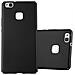 Custodia Compatibile Con Huawei P9 Lite In Nero Metallo - Hard Case Coperchio Protettivo In Look Metallico Contro I Graffi E Gli Urti - Foto miniatura 3