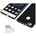 Custodia Compatibile Con Huawei P9 Lite In Nero Metallo - Hard Case Coperchio Protettivo In Look Metallico Contro I Graffi E Gli Urti - Foto miniatura 5