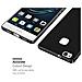 Custodia Compatibile Con Huawei P9 Lite In Nero Metallo - Hard Case Coperchio Protettivo In Look Metallico Contro I Graffi E Gli Urti - Foto miniatura 2