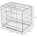 Kennel Gabbia Per Cani Pieghevole In Acciaio Porta Con Blocco - Foto miniatura 2