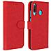 Custodia Huawei P30 Lite Portacarte Funzione Supporto Cover Silicone - Rosso - Foto miniatura 1