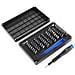 Mako Bit Di Precisione Di Driver A 64 Bit Kit Di Precisione In Alluminio Bit Del Driver Cacciavite Lungo Bit Di Estensione Portatile Macbook Iphone Smartphone Tablet Strumenti Di Riparazione Di Precisione - Foto miniatura 1