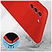 Cover Silicone Semirigido Per Samsung Galaxy S21 Fe, Finitura Soft-touch Rossa - Foto miniatura 3