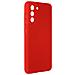 Cover Silicone Semirigido Per Samsung Galaxy S21 Fe, Finitura Soft-touch Rossa - Foto miniatura 4