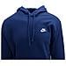 Felpa Con Cappuccio Da Uomo Club Fleece Blu Taglia M Codice Bv2654-410 - Foto miniatura 9