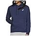 Felpa Con Cappuccio Da Uomo Club Fleece Blu Taglia M Codice Bv2654-410 - Foto miniatura 1
