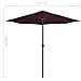 Ombrellone Balcone Palo in Alluminio Blu 270x135x245 cm a Metà - Foto miniatura 7