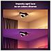915005928501 Plafoniera Smart Led Integrato E 4 Faretti Centrali Orientabili Inclusi Con Bluetooth Nero - Foto miniatura 5