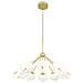 Esclusiva Lampada A Sospensione A Led Oro Bianco - Apple 10 - Foto miniatura 2