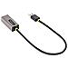 Adattatore di rete da USB 3.0 a Ethernet Gigabit - 10/100/1000 Mbps, da USB a RJ45, Convertitore da USB 3.0 a LAN, Scheda di Rete Ethernet USB 3.0 (GbE), cavo integrato da 30 cm, installazione senza driver - Foto miniatura 2
