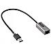 Adattatore di rete da USB 3.0 a Ethernet Gigabit - 10/100/1000 Mbps, da USB a RJ45, Convertitore da USB 3.0 a LAN, Scheda di Rete Ethernet USB 3.0 (GbE), cavo integrato da 30 cm, installazione senza driver - Foto miniatura 3