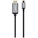 153607 cavo e adattatore video 2 m HDMI tipo A (Standard) USB tipo-C Nero, Argento - Foto miniatura 4