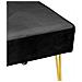 Pouf Salotto Camera Panca Design Moderno Modello Velvet In Tinta Unita Vari Colori Pouf Nero - Foto miniatura 4