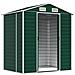 Capanno Da Giardino Verde 191x130x198 Cm In Acciaio Zincato - Foto miniatura 3